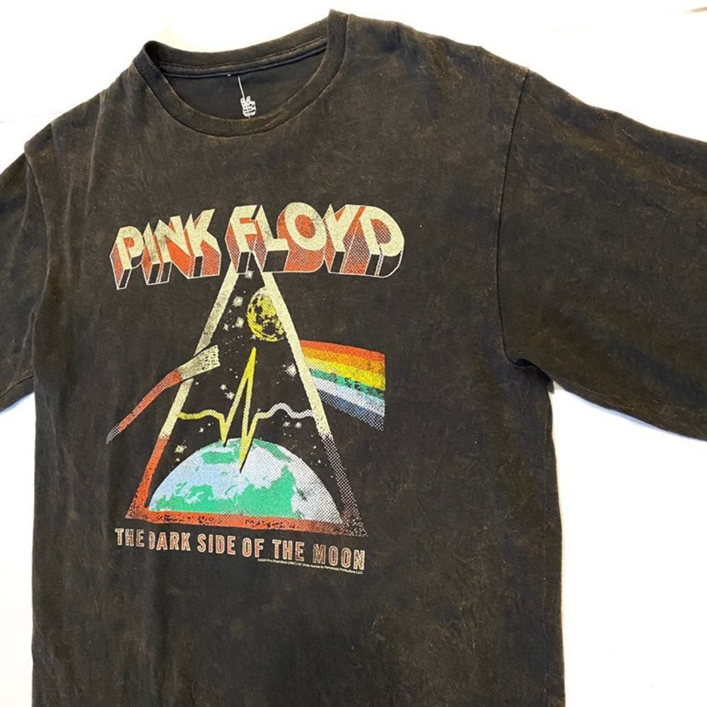 Junk Food Clothing Pink Floyd Long Sleeve Graphic Tee Vintage NWT - Picture 3 of 11